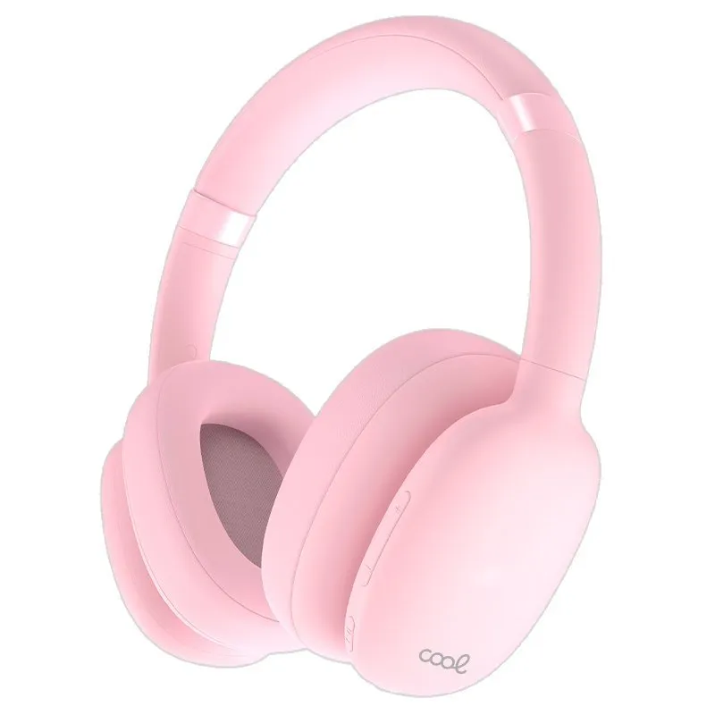 Cool Roller Auscultadores Stereo Sem Fios Bluetooth Rosa