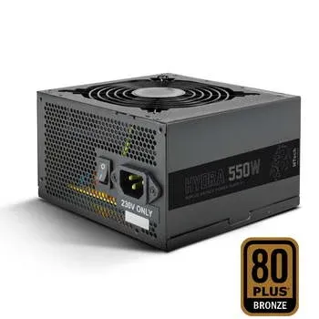 Ntech Fonte Alimentacao 80 PLUS Bronze Hydra Rx550 550W 45A/12V Single Rail 12TH Geracao Ready