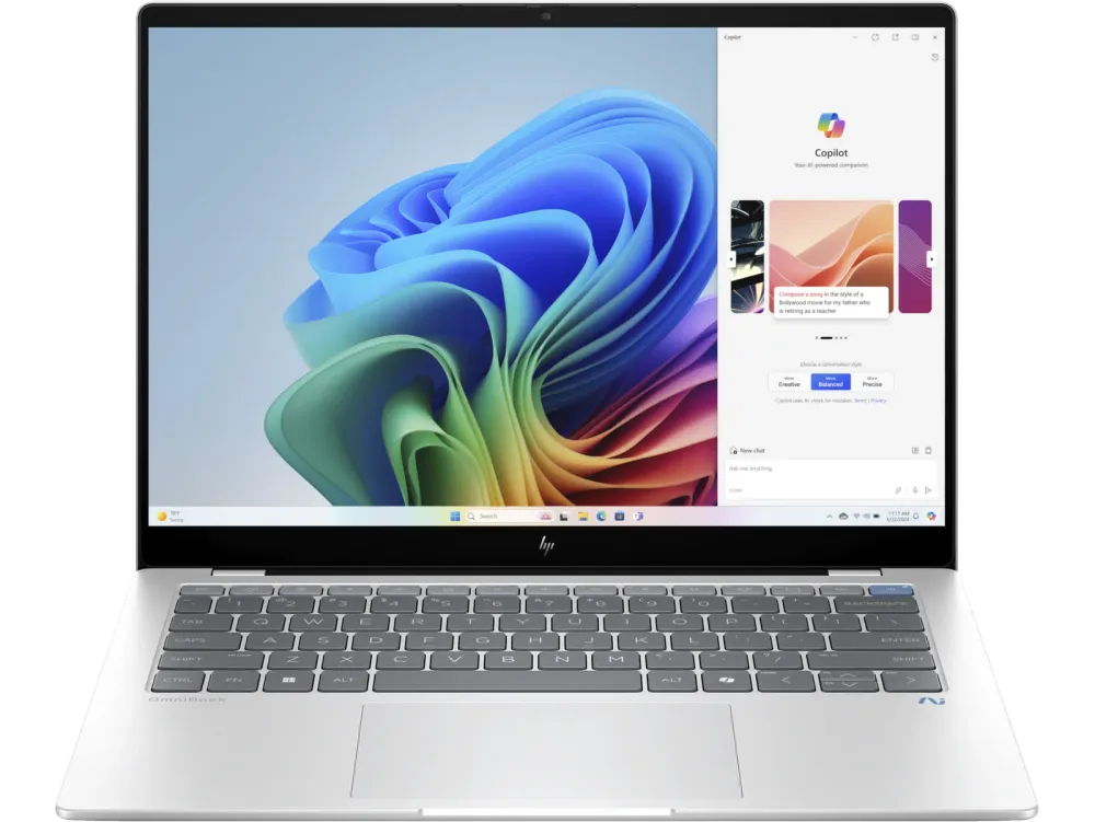 Portátil HP OmniBook X 14-fe1002np 14'' 2.2K+ 16GB 1TB W11H Prata glaciar
