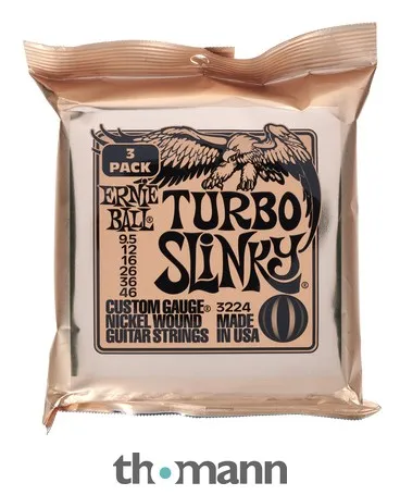 Ernie Ball Turbo Slinky 3-pack 3224