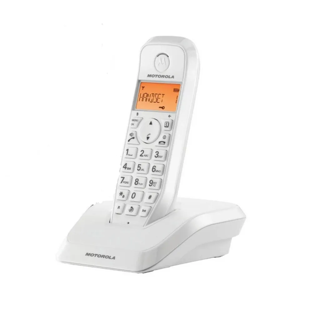 Telefone Fixo Sem Fios Motorola S1201 Branco