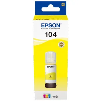 Tinteiro Epson 104 EcoTank Pigmento Amarelo