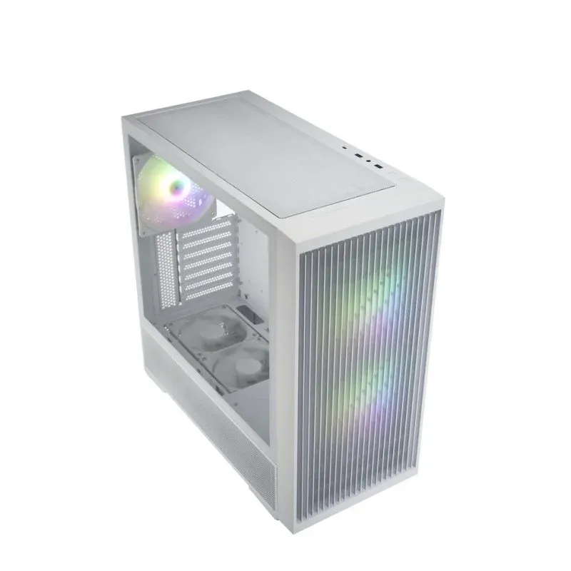 Caixa PC Fortron M330-WA Midi Tower ARGB Branca