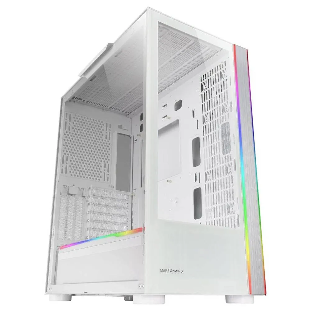 Caixa Extended-ATX Mars Gaming MC-Ultra XXL ARGB Vidro Temperado Branca
