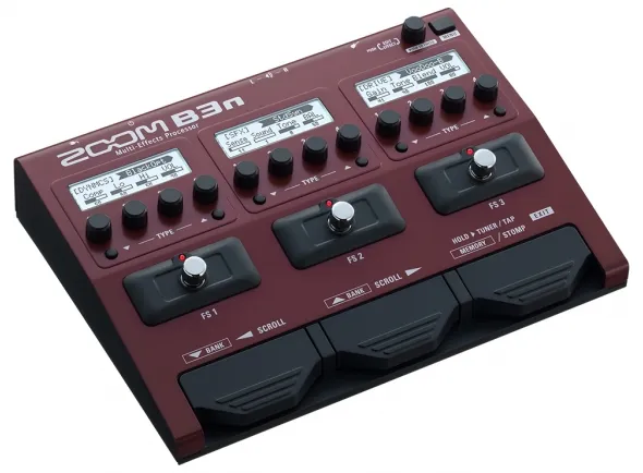 Zoom B3n Pedaleira Multi-FX para Baixo Elétrico