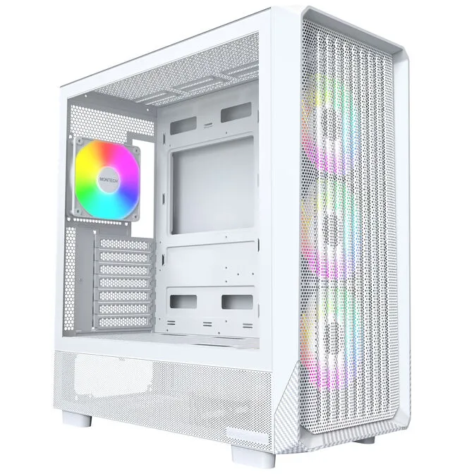Caixa ATX Montech X5 ARGB Branco