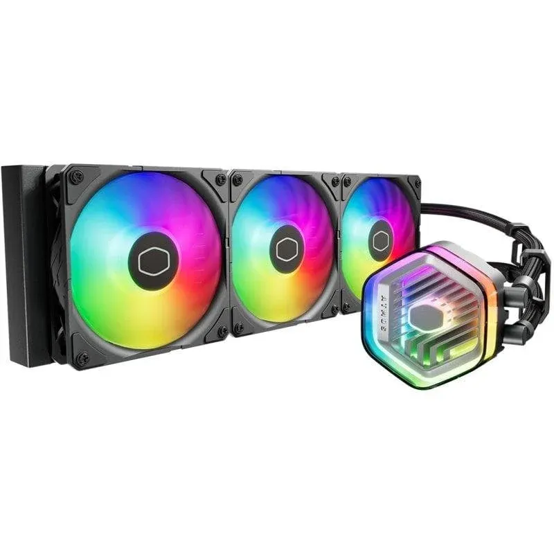 Refrigeração Líquida Cooler Master MasterLiquid 360 ATMOS 360mm 3 Ventoinhas ARGB