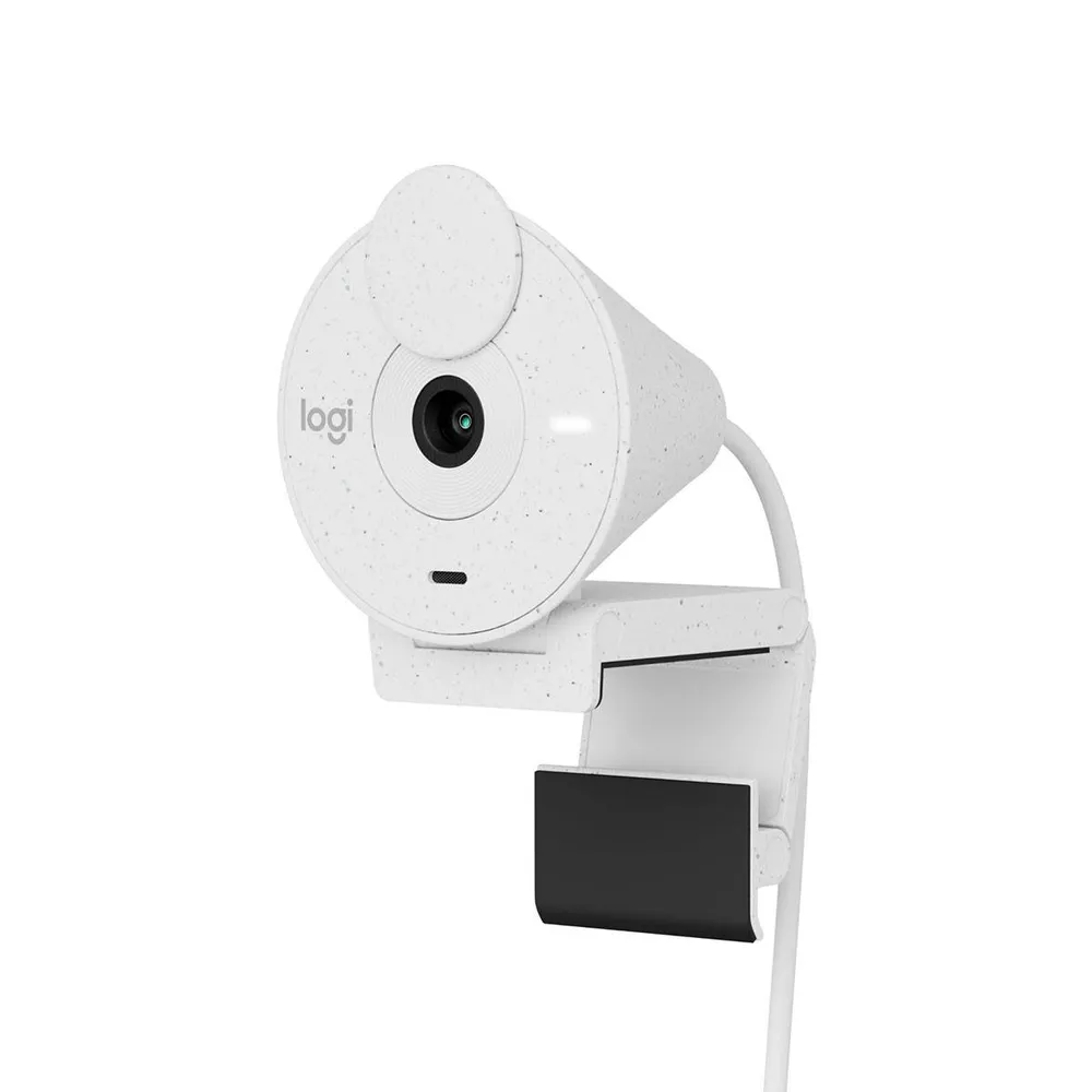 Webcam Logitech Brio 300 Full HD 1080p USB Type-C Branca