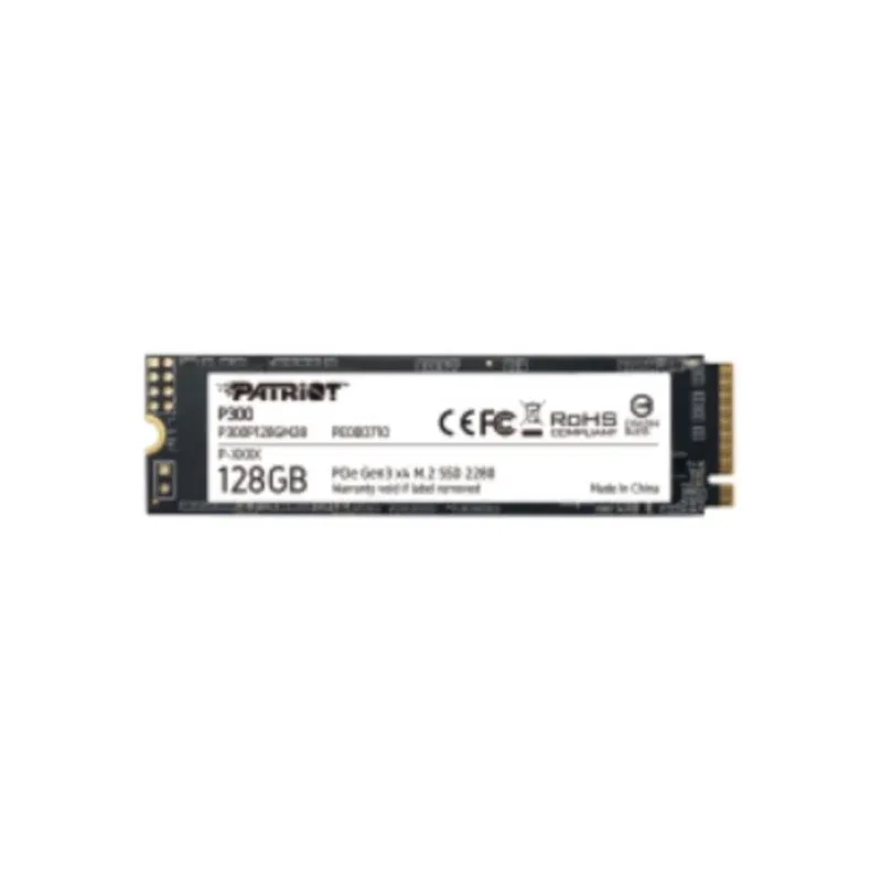 Disco Rígido Patriot P300P128GM28 SSD 128GB M.2 1600MB/s NVMe PCIe com Leitura Aleatória Avançada