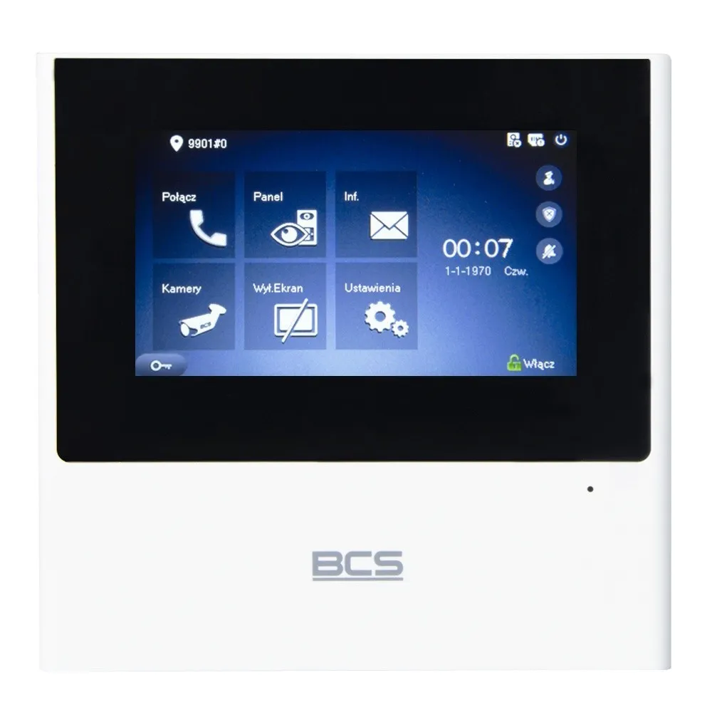 BCS BCS-MON4000W-S Monitor de Vídeo IP com Função de BCS-MON4000W-S
