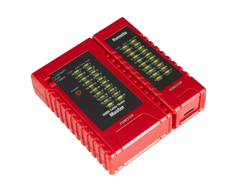 Testador De Cabos Hdmi Vermelho - TH-793