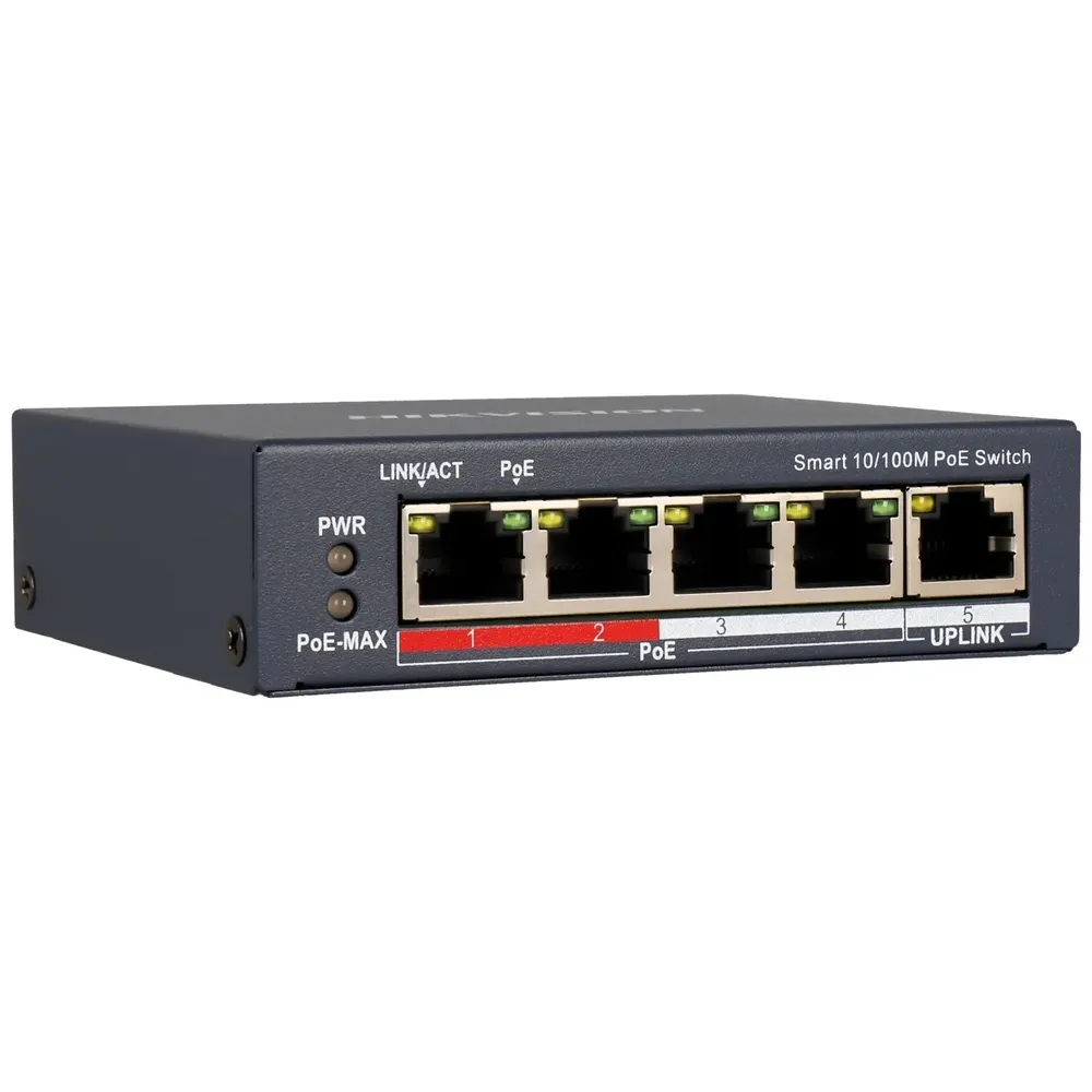 Switch Cloud 5 Portas Com 4 Portas Poe – Ds-3E1105P-Ei