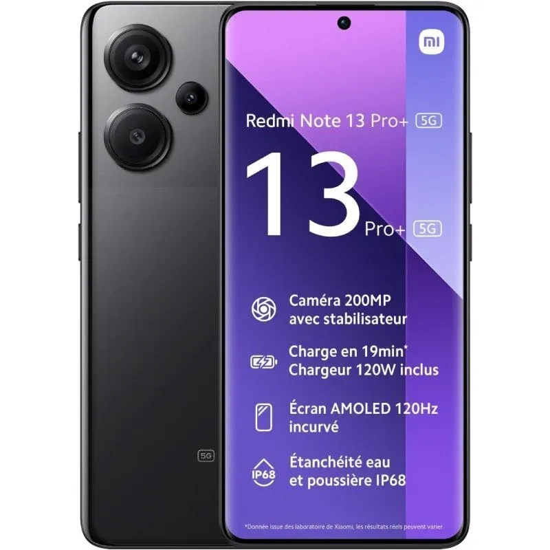 Xiaomi Redmi Note 13 Pro+ 5G 6.67" 512GB/12GB Dual SIM Preto