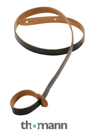 Levys Leather Mandolin Strap BK