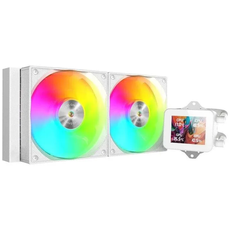Refrigeração Líquida Mars Gaming ML-VISION240 240mm 2 Ventoinhas ARGB LCD
