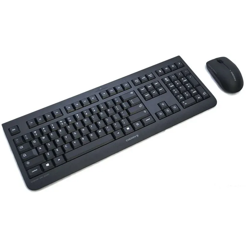 Cherry DW 3000 Teclado Rato Sem Fios Preto