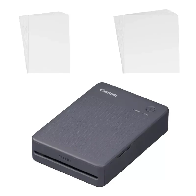 Impressora fotográfica a cores portátil sem fios Canon SELPHY QX20 - Cinzento-escuro