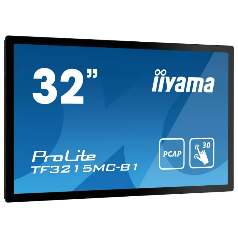 Monitor IIYAMA - 31.5" Full HD VA / Open Frame / 500 cd/m² / Projective Capacitive 30 Pontos - TF3215MC-B2