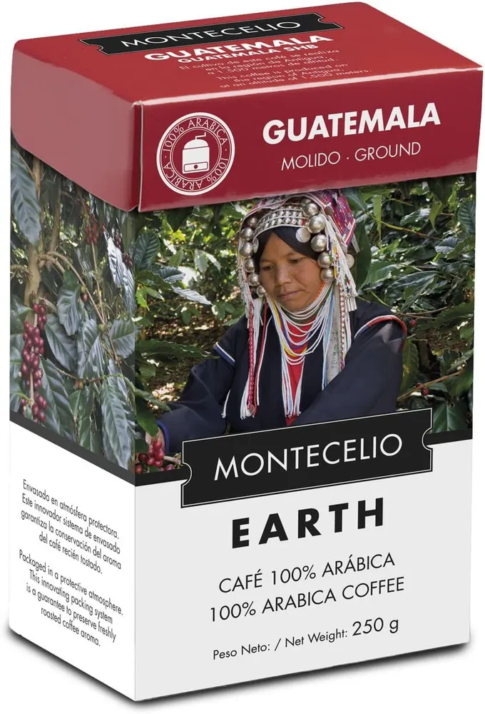 Café Em Grãos Montecelio Guatemala 100% Árabe.250G