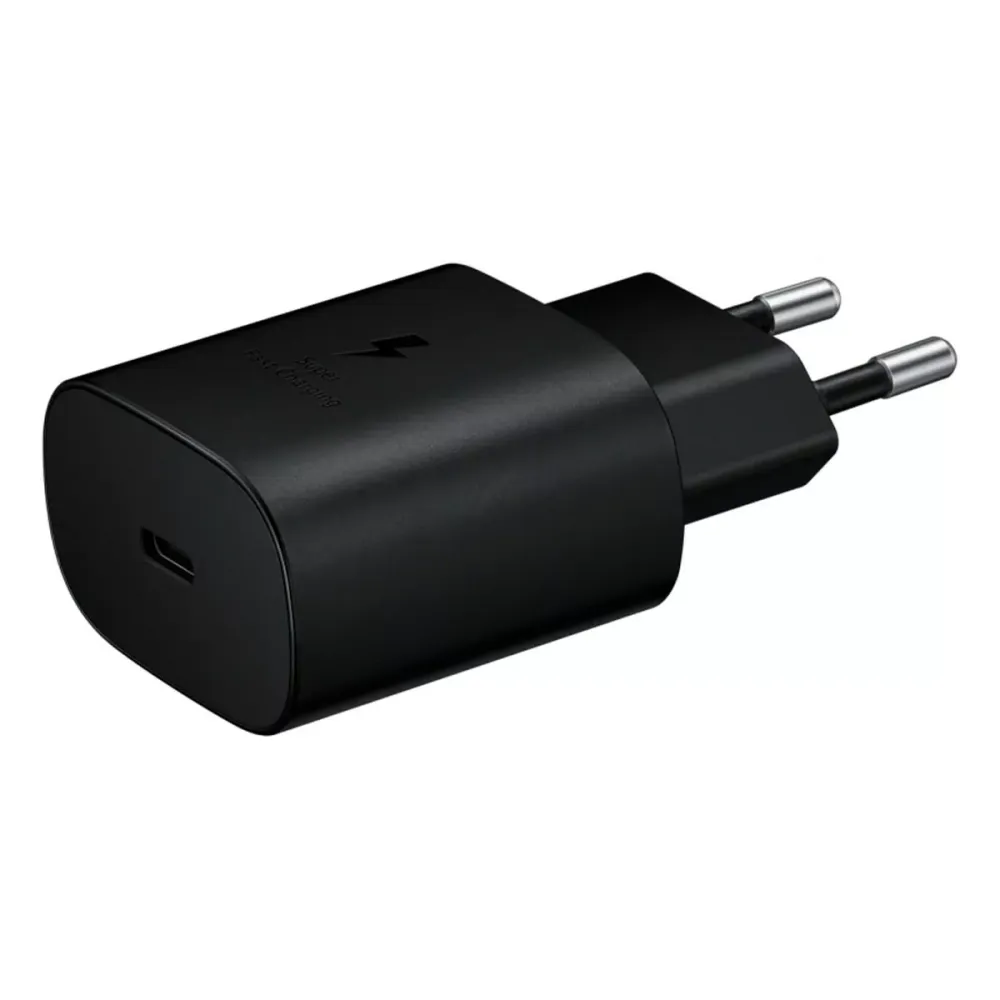 Carregador Samsung 25W USB-C Fast Adapter EP-TA800 Bulk Preto