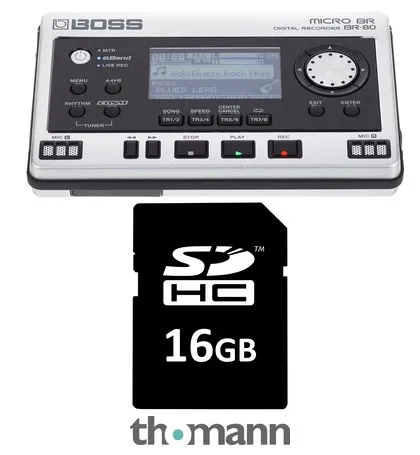 Boss BR-80 SD Card Bundle