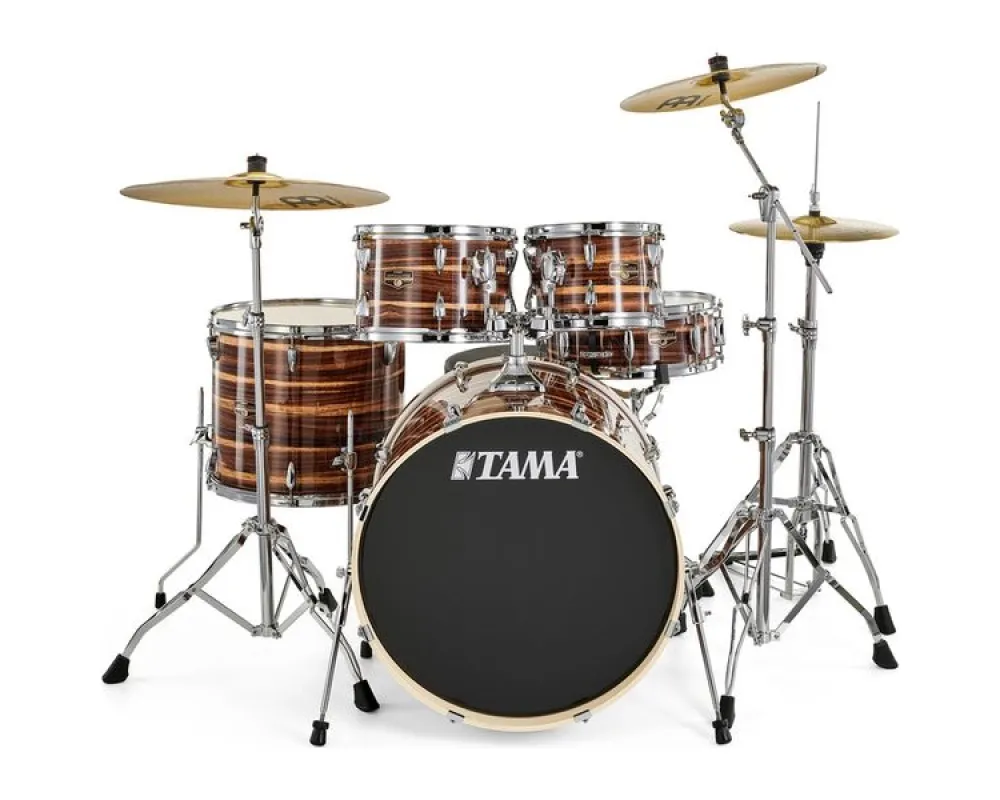 Tama Imperialstar 5pc CTW Coffee Teak Wrap c/ Pratos