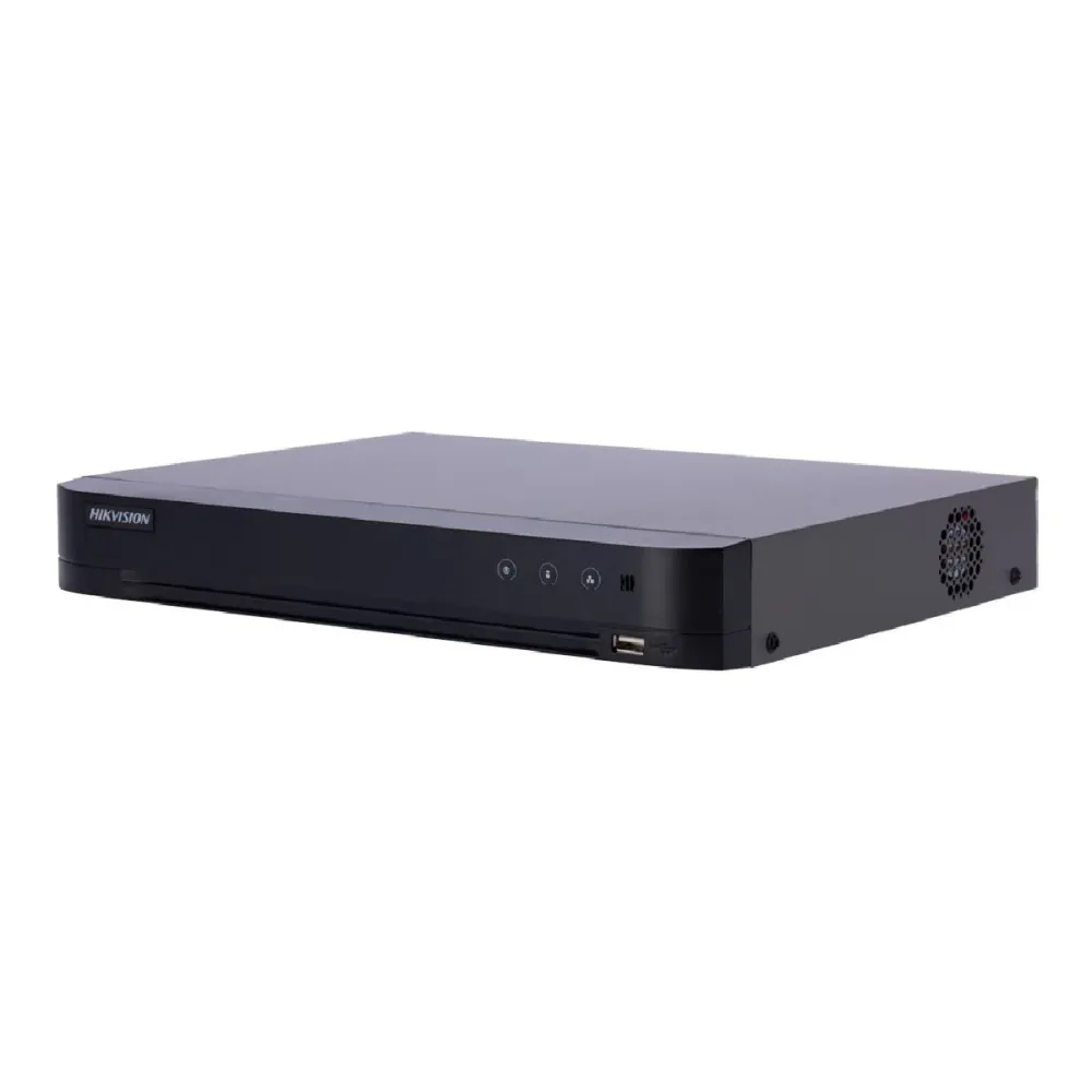 Gravador DVR Hikvision AcuSense 8 Canais 1080p 1U Preto - iDS-7208HQHI-M2/XT