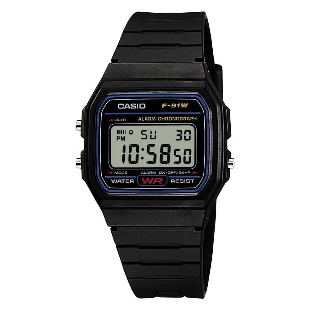 Relógio Homem Da Coleção Casio F-91W-1Yeg