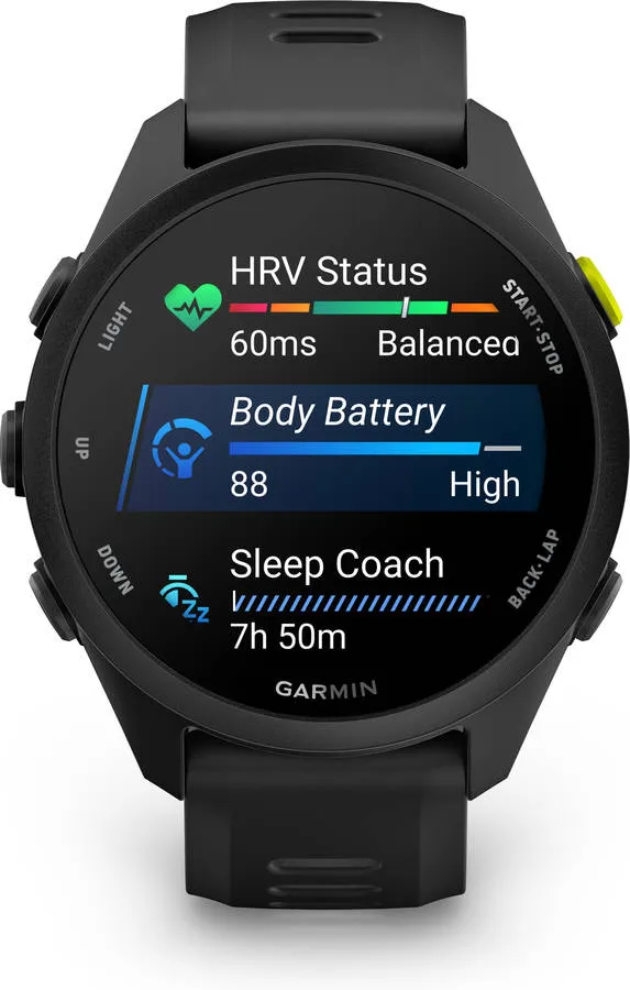 Smartwatch GARMIN Forerunner 70 (1.3'' - Bluetooth -Autonomia: Até 13 dias - Preto)