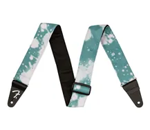 Correia Guitarra Fender Tie Dye Acid Wash Strap Teal