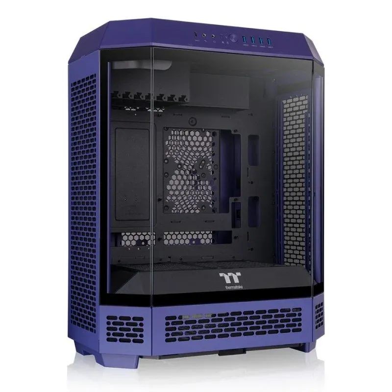 Caixa de Computador Caixa Thermaltake The Tower 600 Violeta ARGB Vidro Temperado ATX