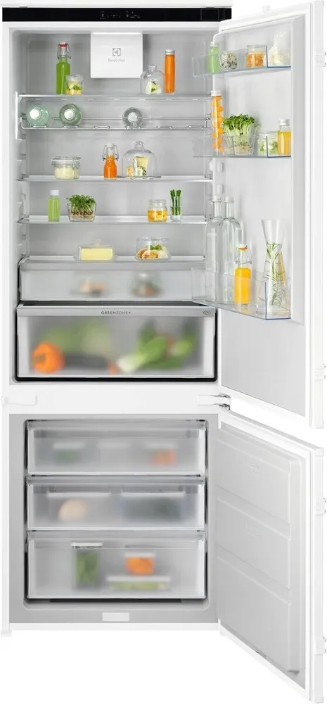 Frigorífico Combinado de Encastre ELECTROLUX KNG8TD75S (No Frost - 188,4 cm - 375 L - Branco)