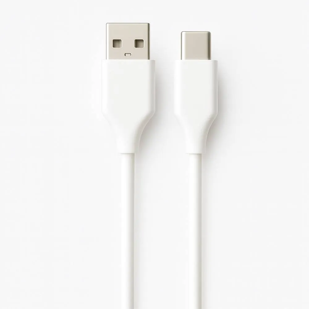 Cabo USB-A p/ USB-C Ewent EC1133 PD60W 480Mbps 2m Branco