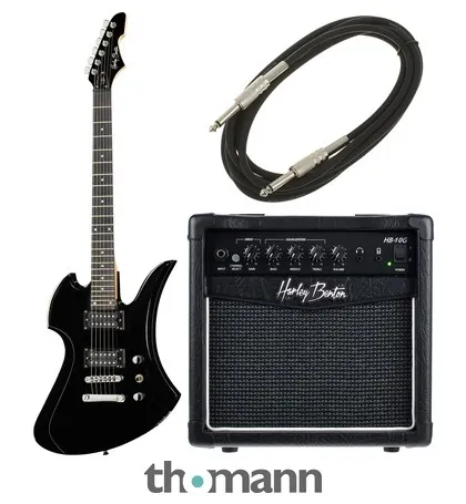 Harley Benton MB-20BK Rock Series Bundle