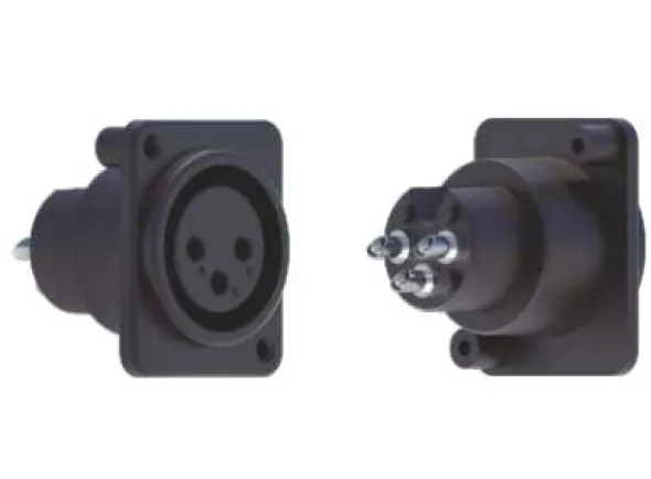 Egitana Conector XLR fêmea painel