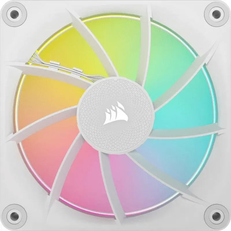 Ventoinha Corsair PWM iCUE LINK LX120 RGB 120mm Branca