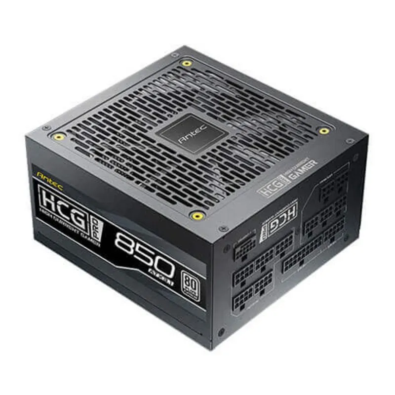 Fonte Alimentação Fonte de Alimentação Antec 850W Certificação 80+ Platinum Modelo HCG850 PRO Extras ATX 3.1 Preto