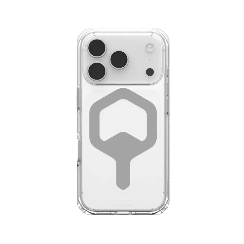 Capa Urban Armor Gear iPhone 17 Pro Plyo Magsafe Ice/Silver