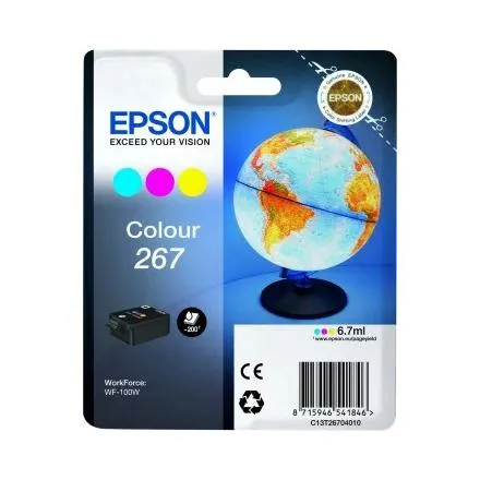 Singlepack Colour 267 ink cartridge WF-100