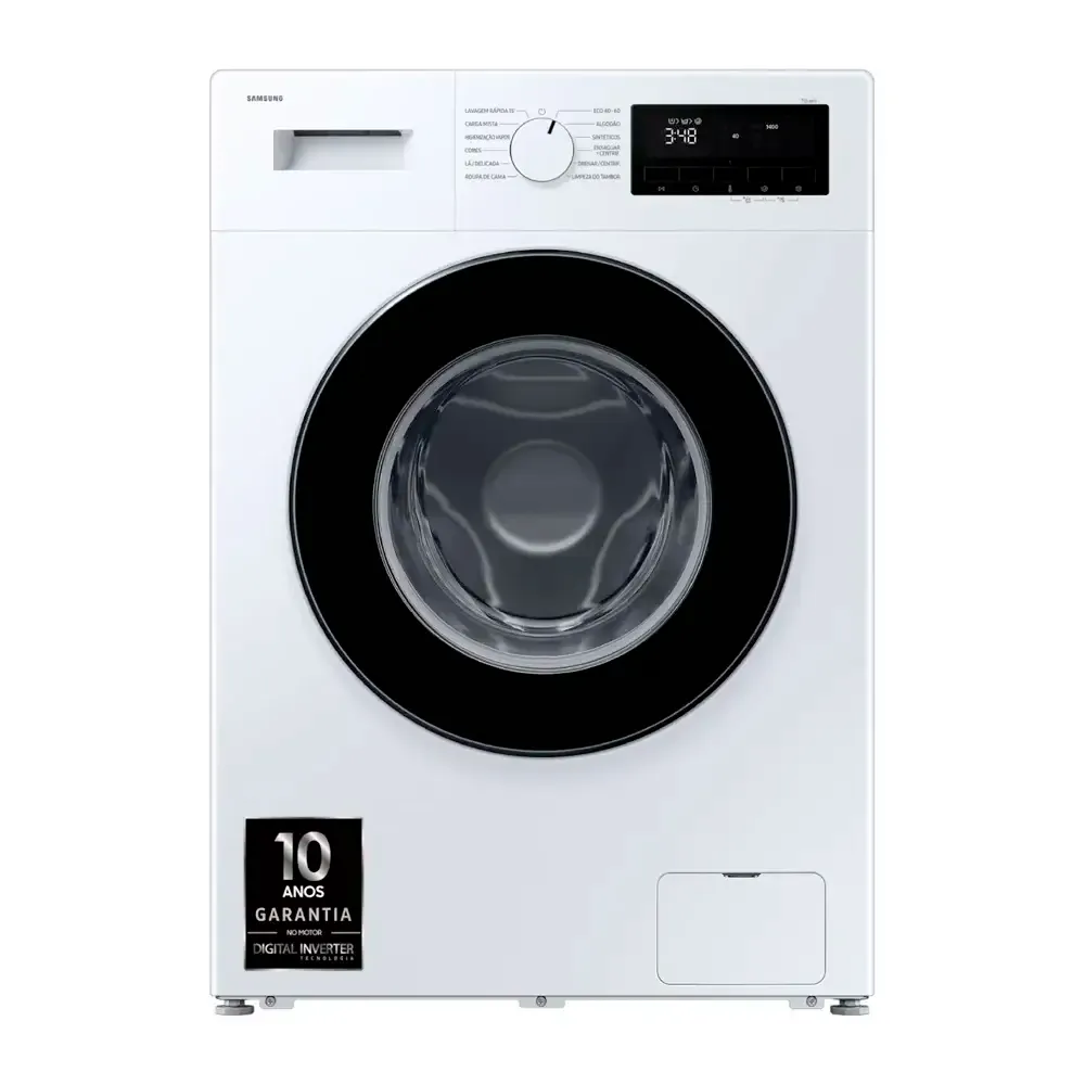 Máquina de Lavar Roupa de Livre Instalação Samsung WW90FG3M05AWEP 9Kg 1400RPM A Branca