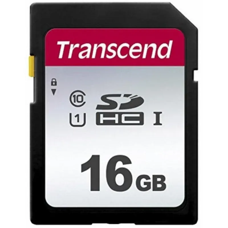 Cartão SD Transcend 16GB UHS-I Classe 10 V30 Resistente Preto