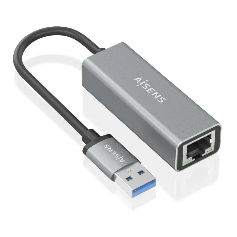 Conversor USB 3.0 para Gigabit Ethernet AISENS A110-0296 15 cm Cinza