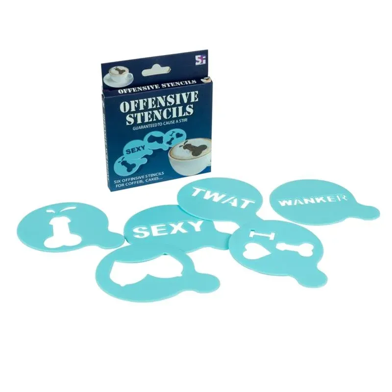 Spencer Fleetwood Moldes Offensive Stencils 12un