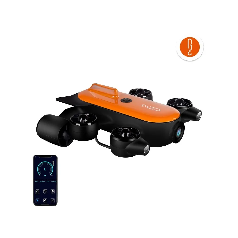 Drone Subaquático 4K Ultra HD T1 (200 mts) - GENEINNO