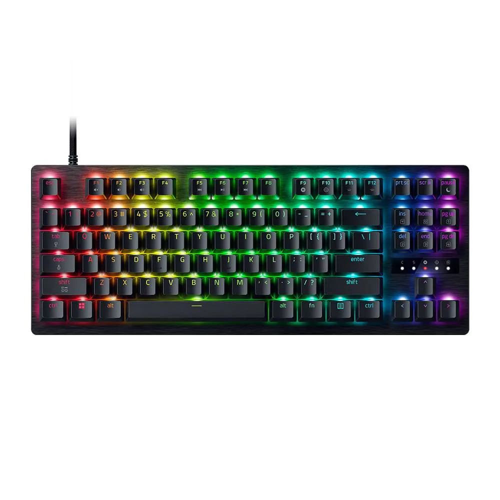 Teclado Mecânico Razer Huntsman V3 Tenkeyless 8KHz Analog Optical Switches Gen-2 US Preto