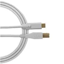 Cabo USB UDG U96001 branco 1,5mt 2.0 C-B ficha recta