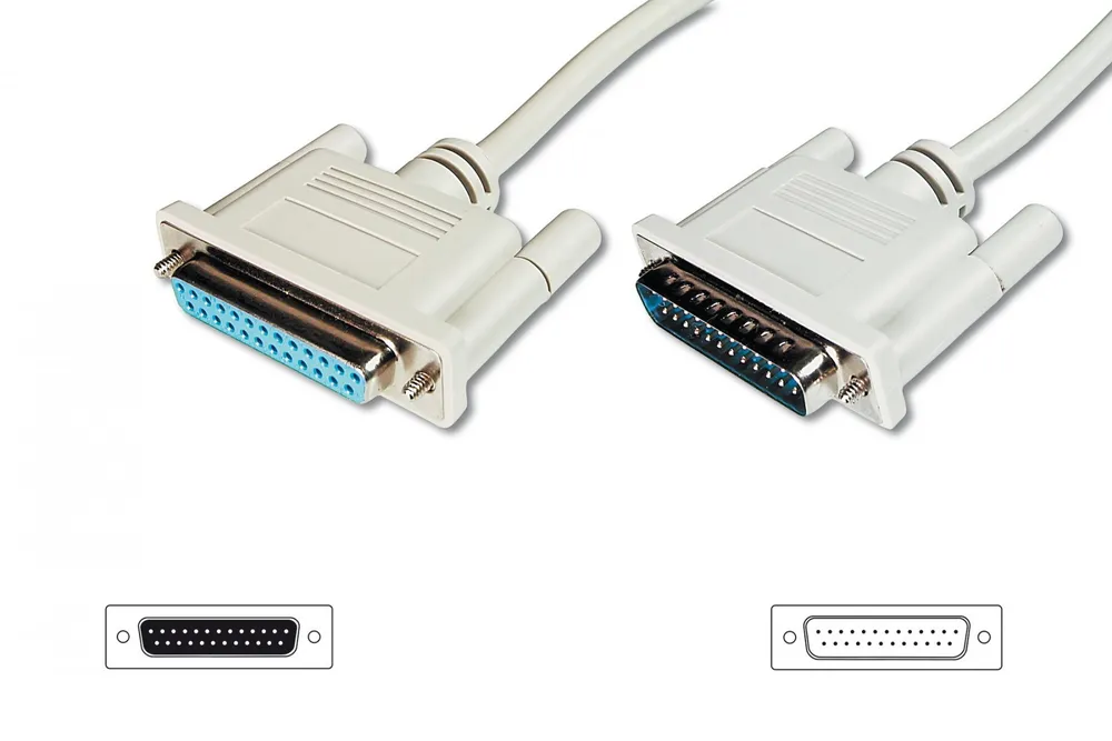 Digitus AK-610201-030-E cabo paralelo Bege 3 m AK-610201-030-E