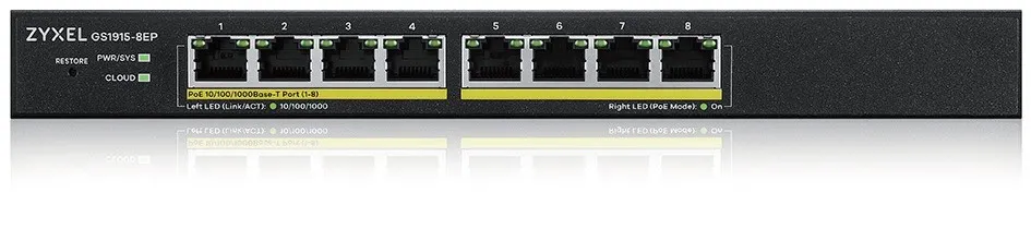 Zyxel GS1915-8EP Gerido L2 Gigabit Ethernet GS1915-8EP-EU0101F