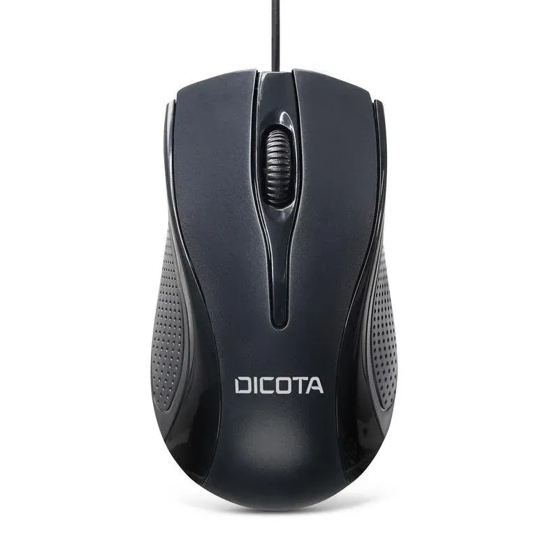 Ratón Dicota D32011 USB Type-A 1200 DPI Ambidestro Preto com Cabo