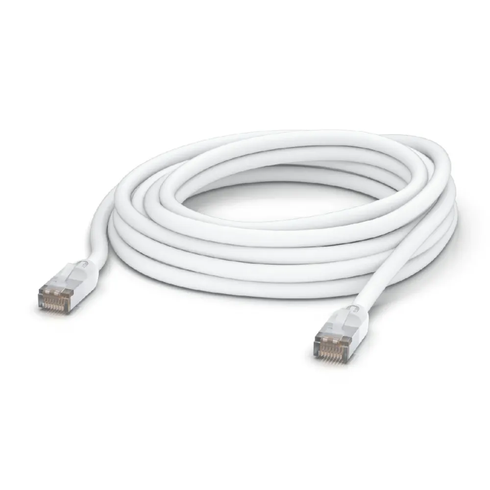 Cabo de Rede Externo Ubiquiti UACC-Cable-Patch-Outdoor-8M-W 24AWG 8M